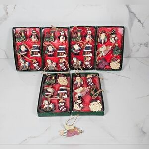 Kurt‎ Adler Vintage Mini Resin Ornaments 37 Count